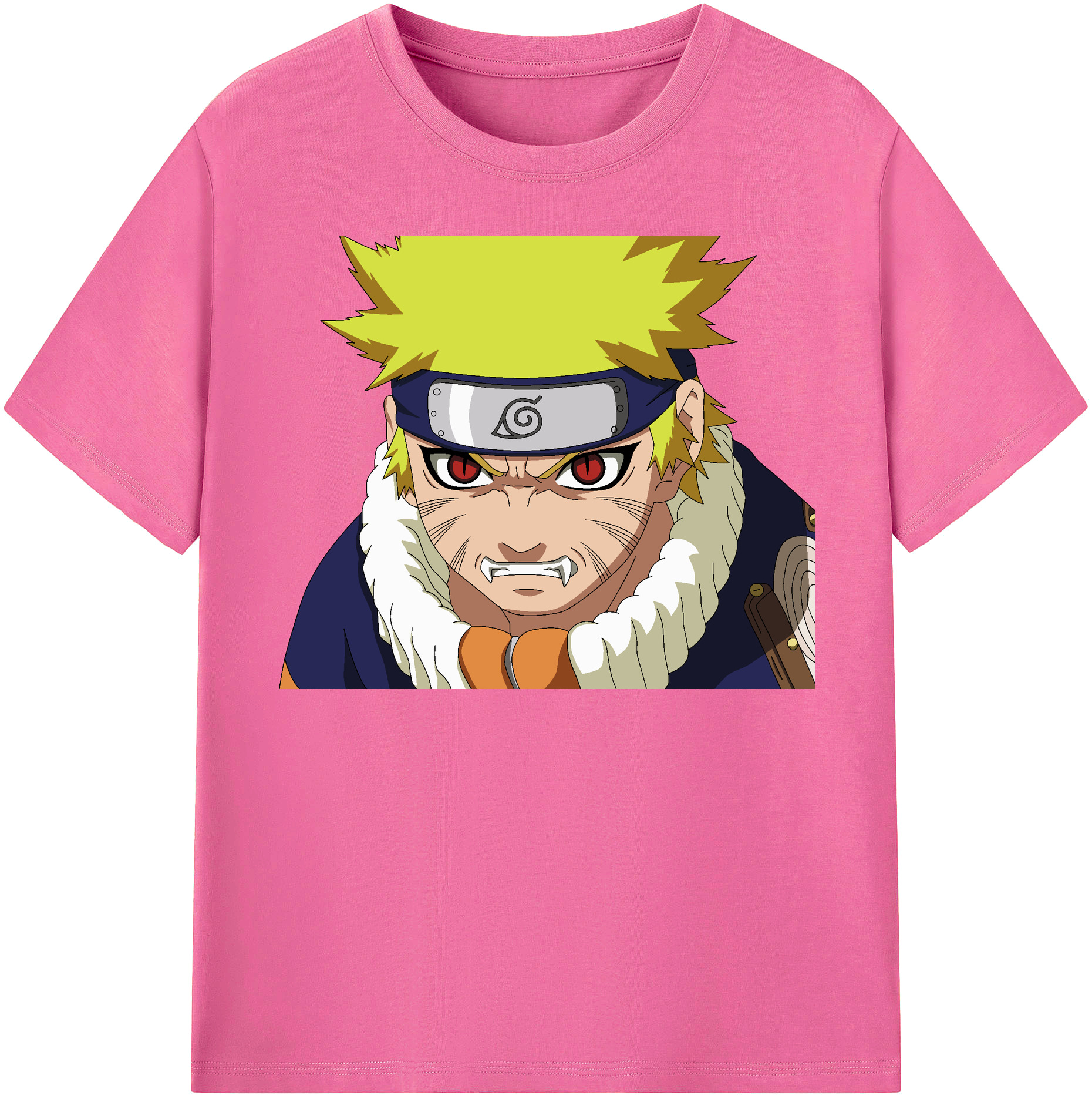 （画像用） NARUTO -ナルト- うずまき ナルト Uzumaki Naruto レディースカジュアルプリントTシャツ（綿100％）